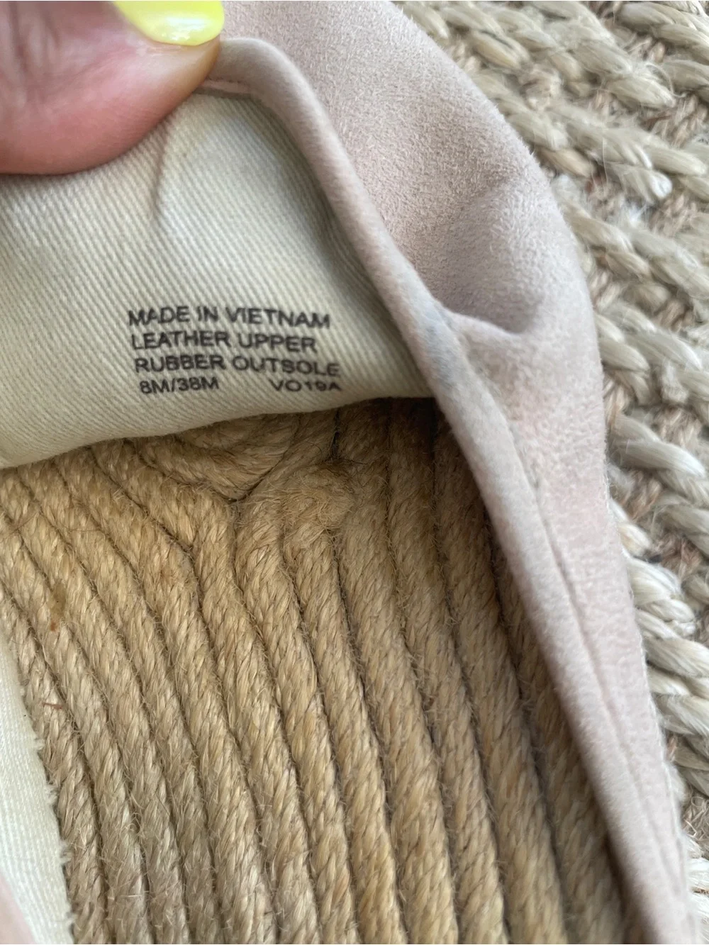 Michael Kors Blush Suede Slip-On Espadrille Mules